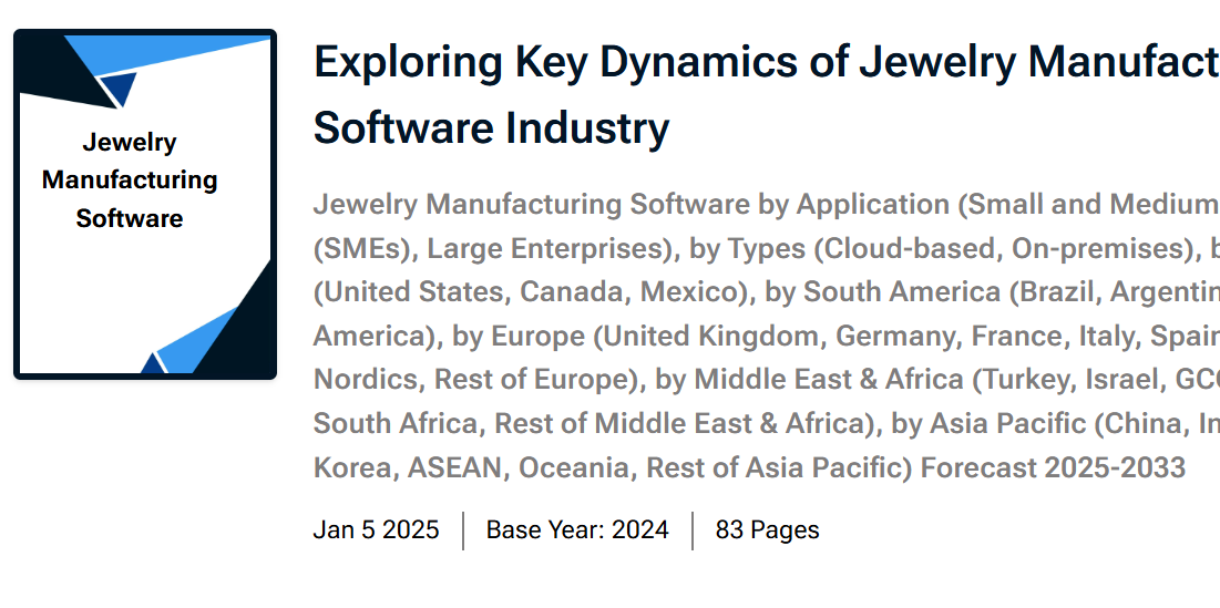 jewellery manufacturing software